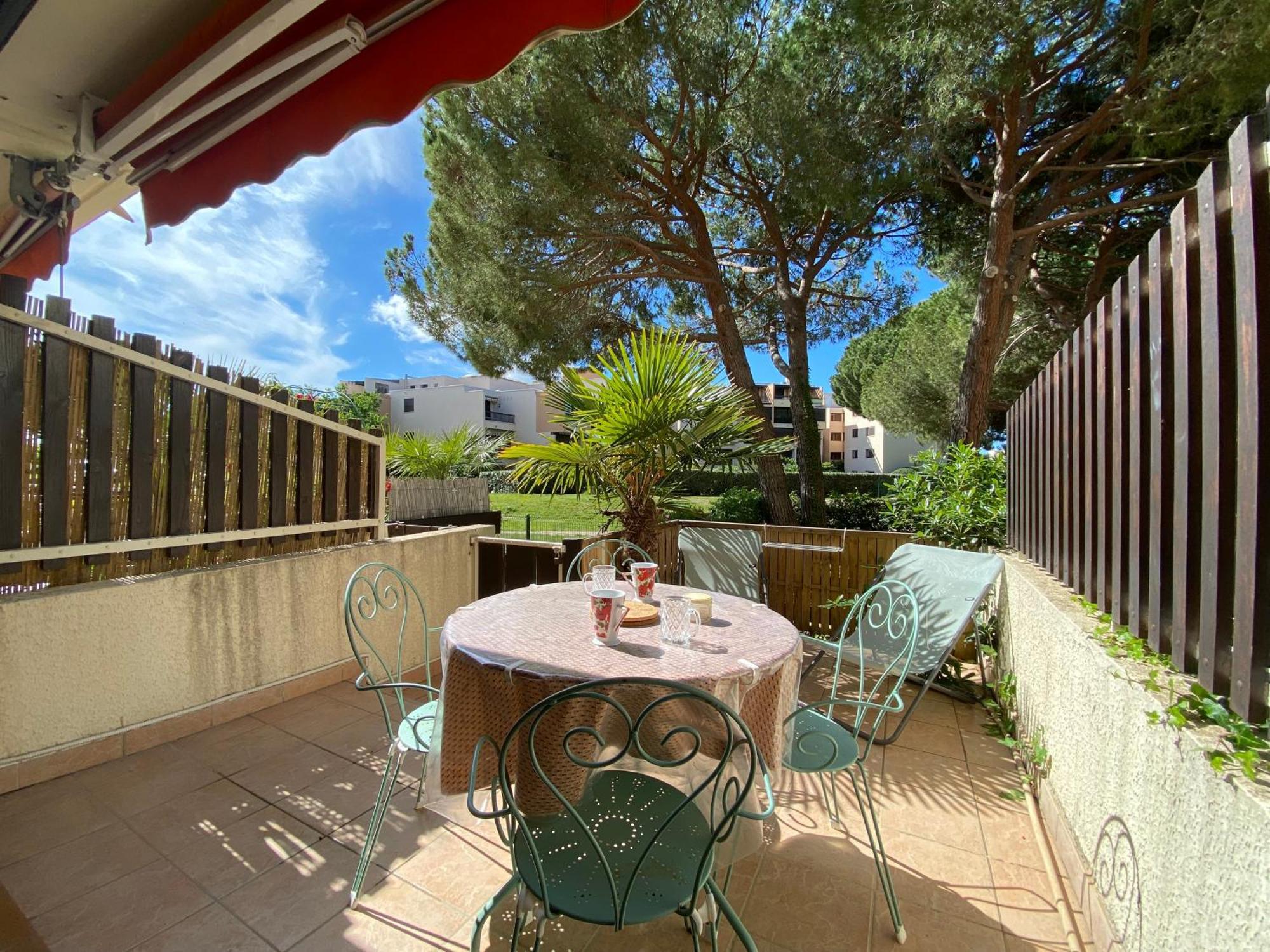 Sol-Y-Days Los Amigos, Studio 4 Couchages En Rez-De-Jardin, Avec Grande Terrasse Et Parking, A 250M De La Plage 勒格罗-迪鲁瓦 外观 照片